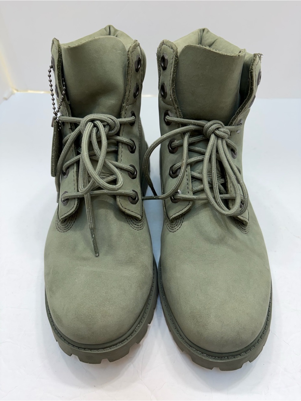 Timberland Olive Green Waterproof 6-Inch Boots Youth 5.5/Womens7/EU 38 / 235mm